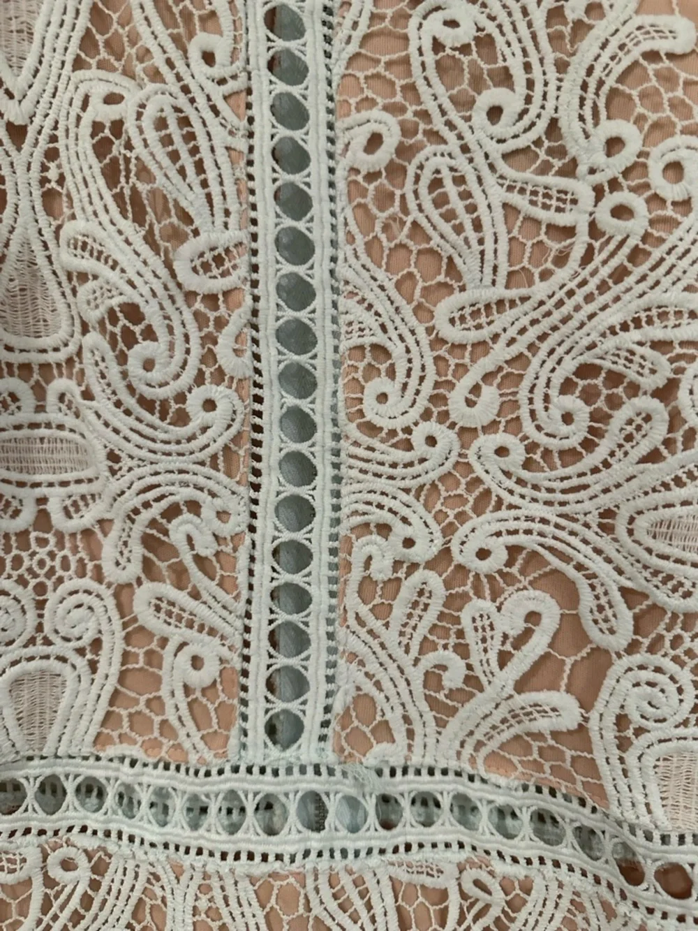 Lulus Lace Sheath Cocktail Dress in Light Blue / Turqoise Size S NWT - Picture 6 of 15